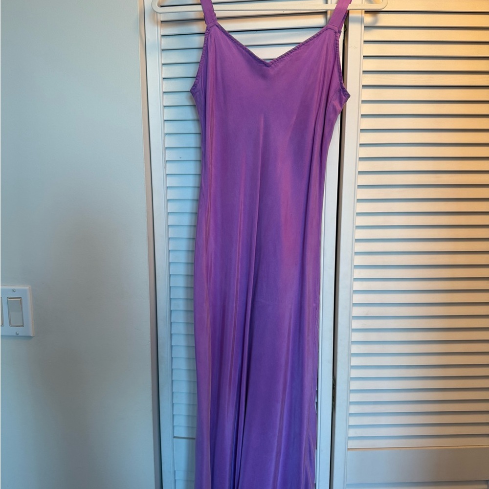 Elegant Purple Maxi Dress